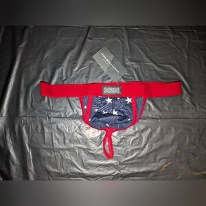 N2N Men's USA Stars Thong Size L